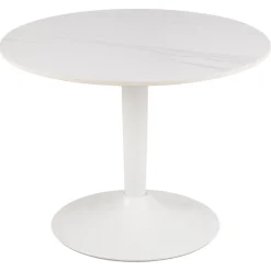 Rennes Soffbord Rund 60 cm Vit Unico