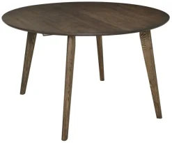 Sagene Matbord 130 cm Mörkbrun Ek