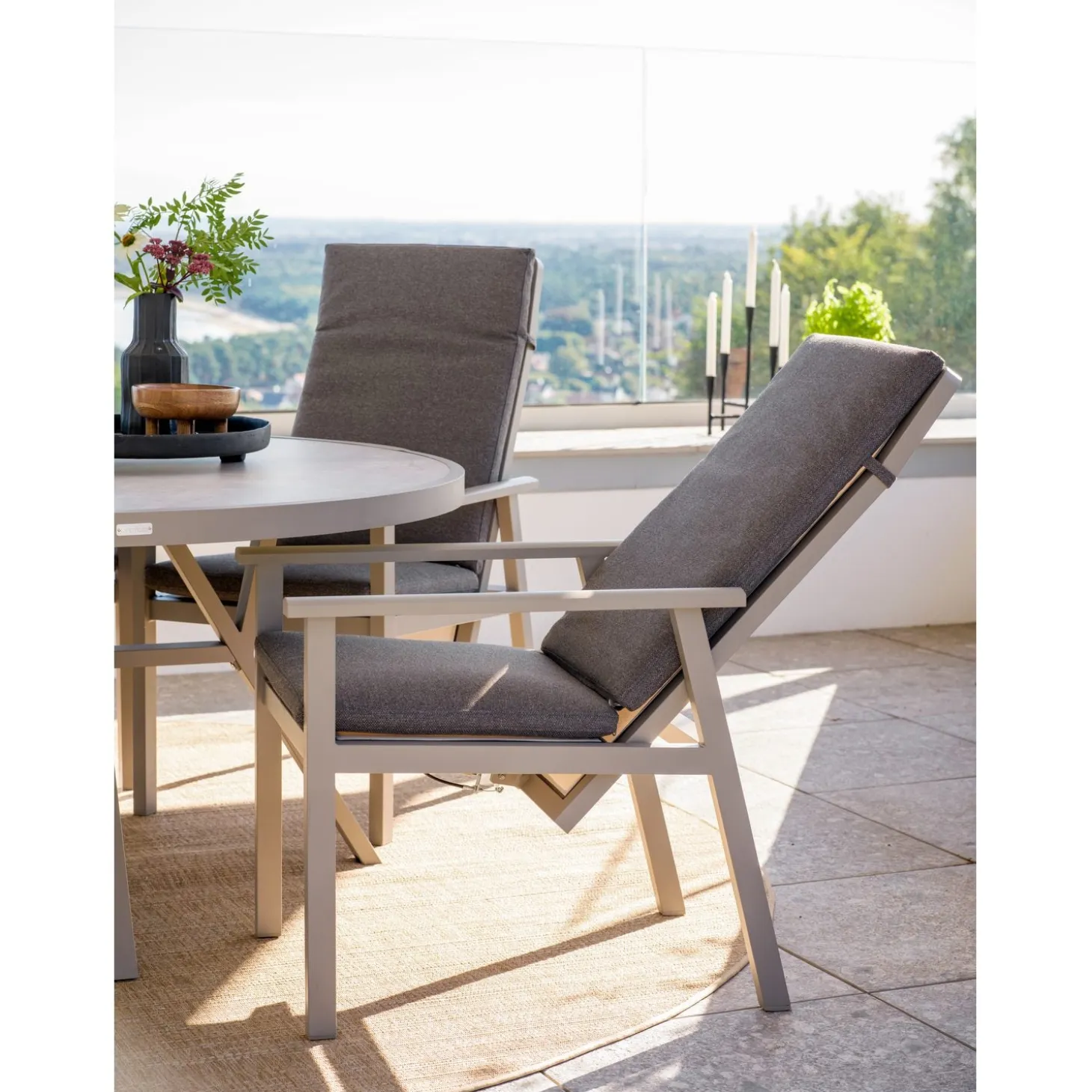 Samvaro Positionsstol Khaki/Soft Dawn
