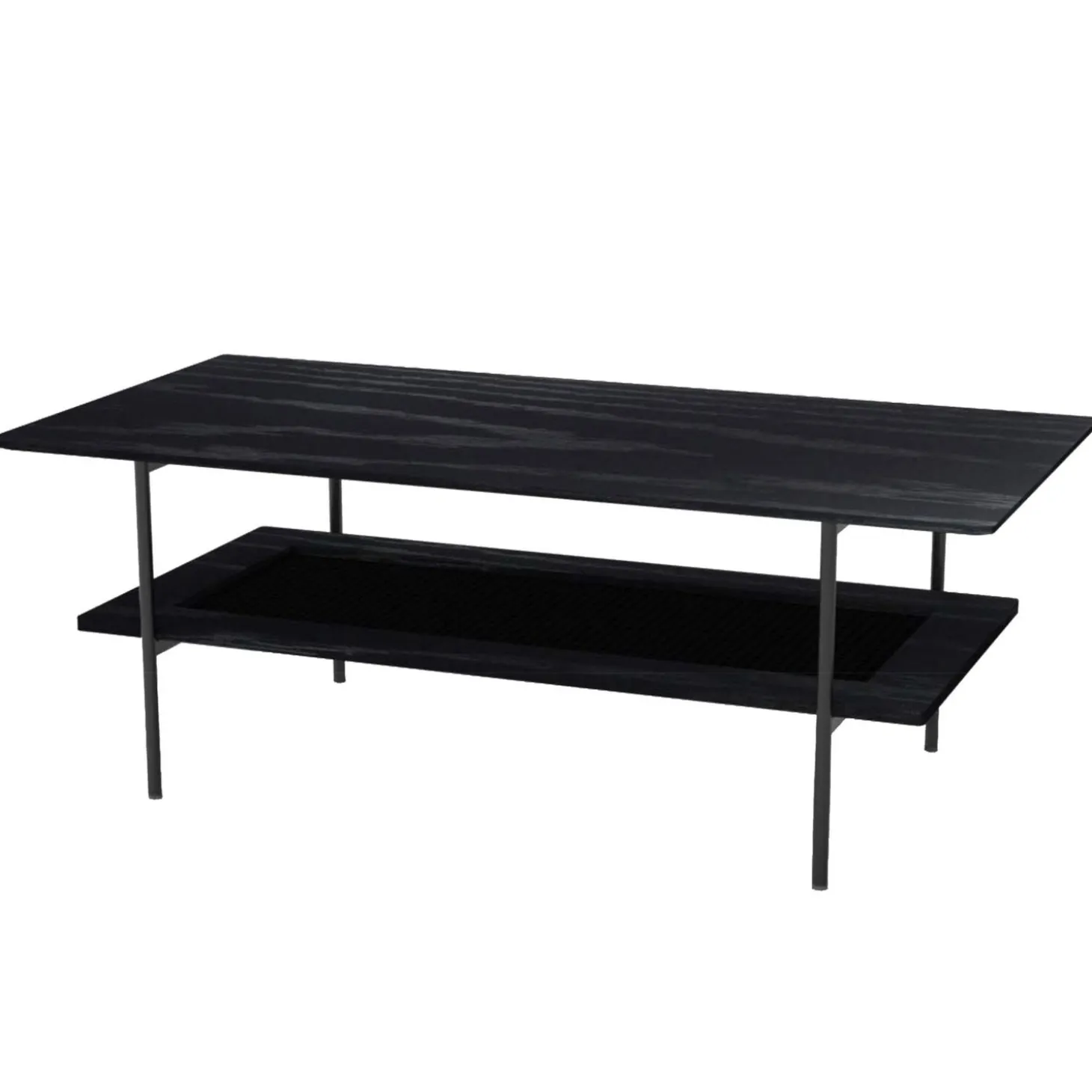 Segmento Soffbord Svart, 55x110 cm