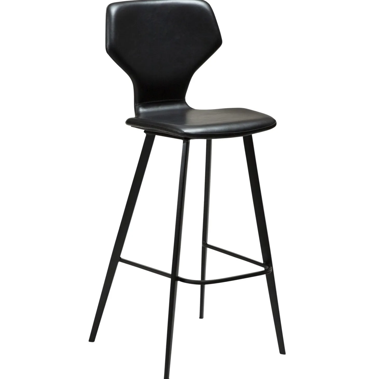 S.I.T Barstol Vintage Black Art.Leather 80 cm