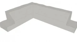 Soffskydd L339/R269 cm Grå