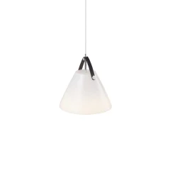 Strap Taklampa 27 cm, Opal vit