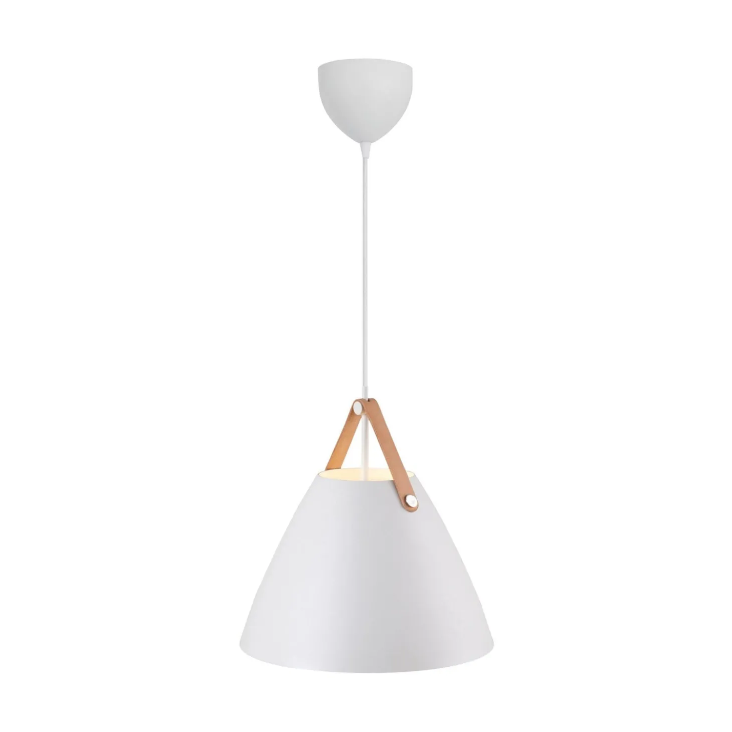 Strap Taklampa 36 cm, Vit
