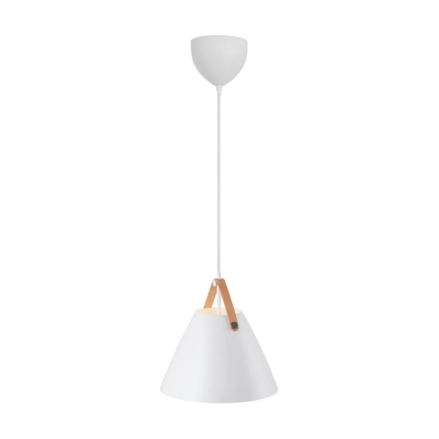 Strap Taklampa 27 cm, Vit