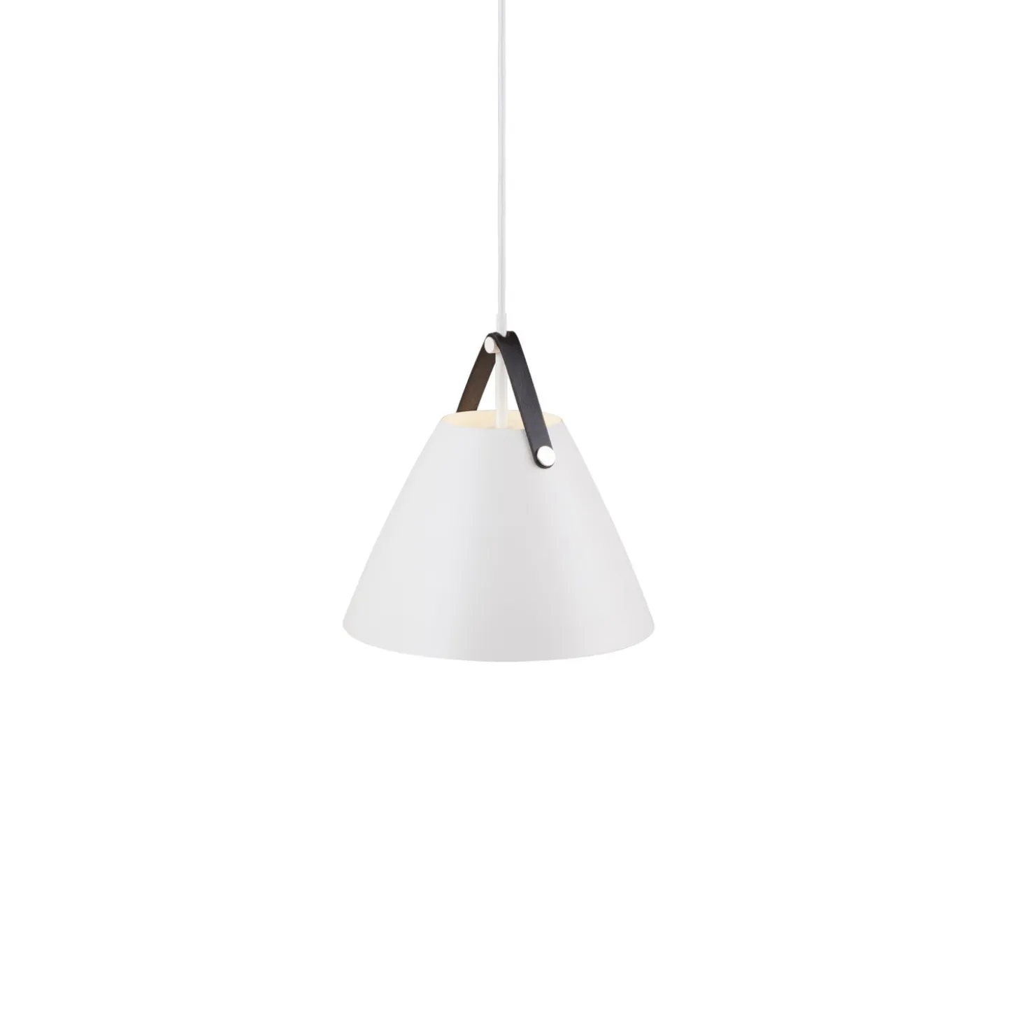 Strap Taklampa 27 cm, Vit