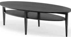 Tango Soffbord Ellips 160cm Svartbetsad Ek