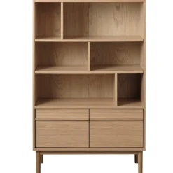 Terra Bokhylla 140 cm Naturlig Ek