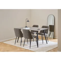 Toulon Matstol Monza tyg Taupe