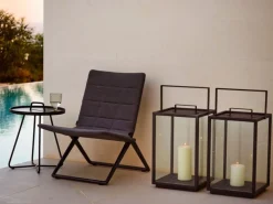 Traveller Lounge Fällstol Grå