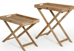 Turin Brickbord Låg Teak
