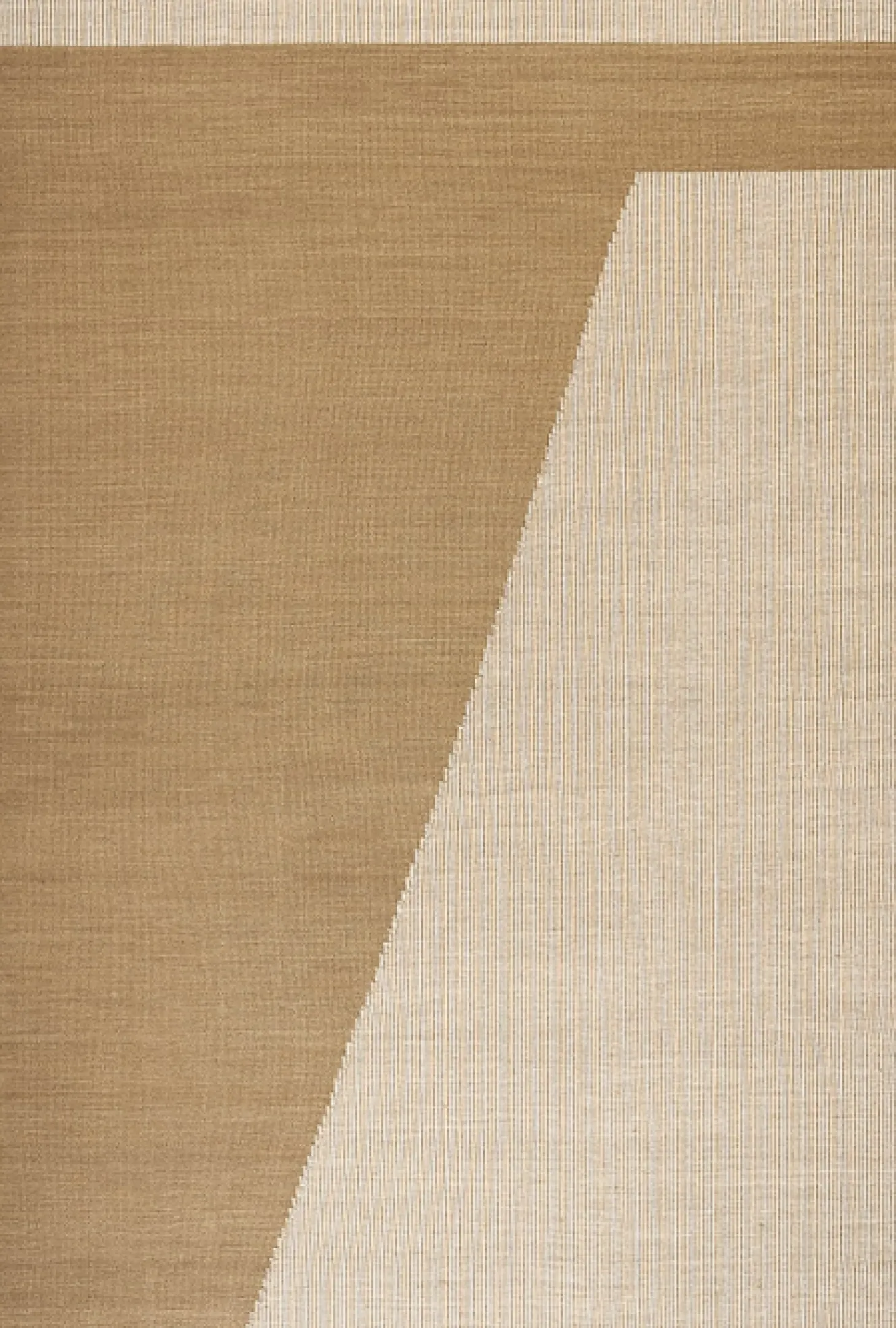 Una Spårbar Ullmatta Beige/Off White