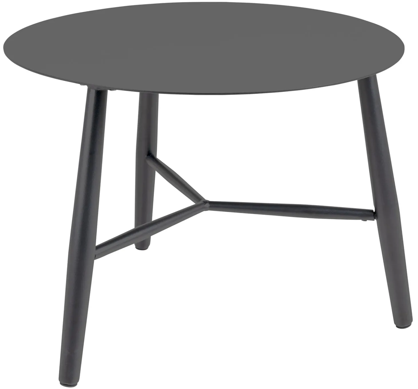 Vannes Sidobord 60 cm Rund Grå