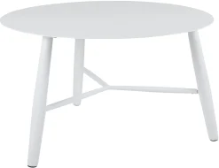 Vannes Soffbord 75 cm Rund Vit