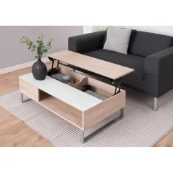 Veijle Soffbord 110x60 cm Ljus Ek