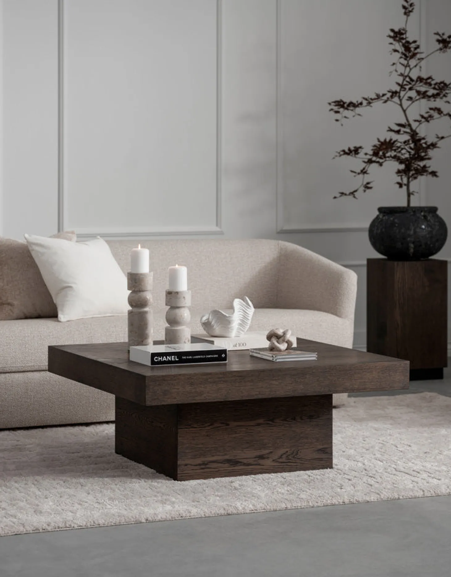 Vento Soffbord 130x70 cm Brun Ek