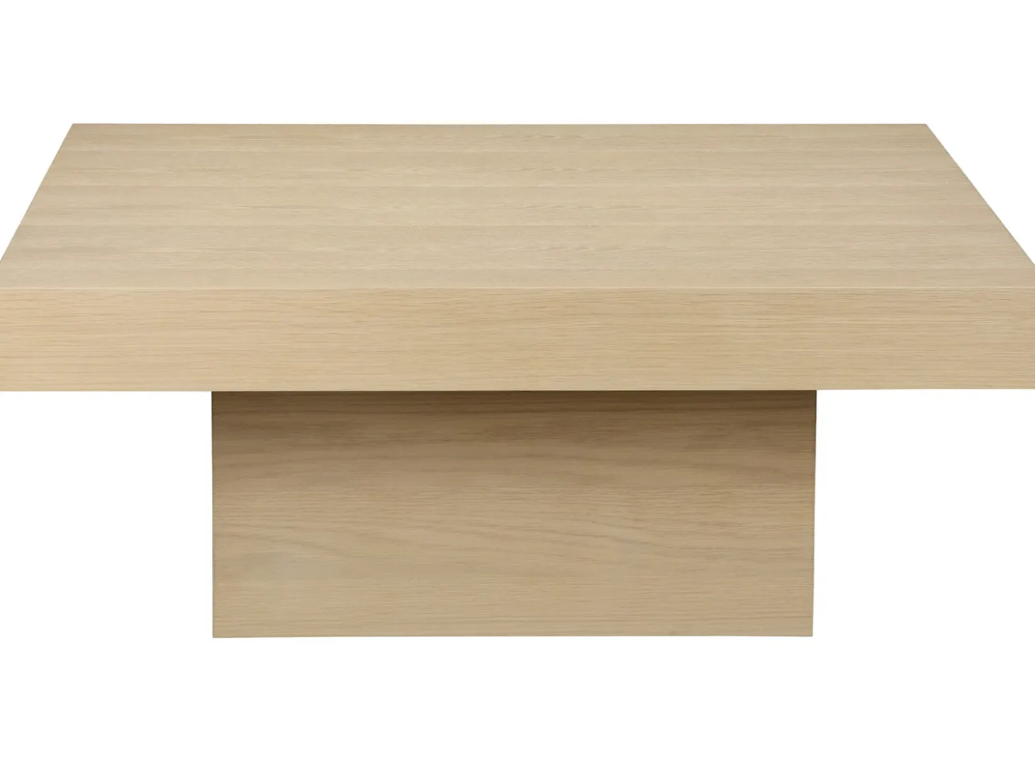 Vento Soffbord 100x100 cm Vitpigmenterad Ek
