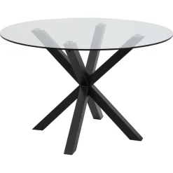 Verdun Matbord Rund 119 cm Glas