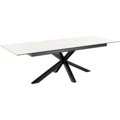 Verdun Matbord 100x200-240 cm Vitt Akranes