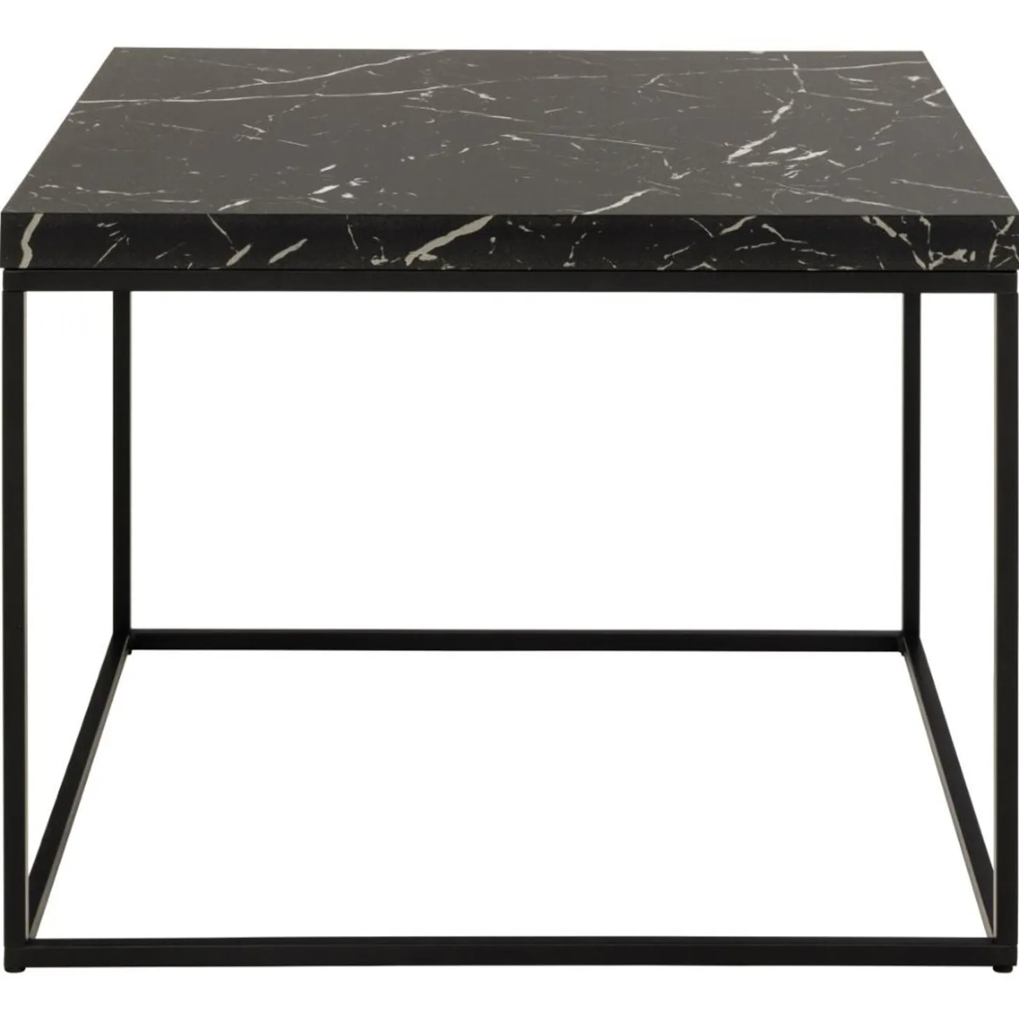 Vesterbro Soffbord 60x60 cm Svart Marquina