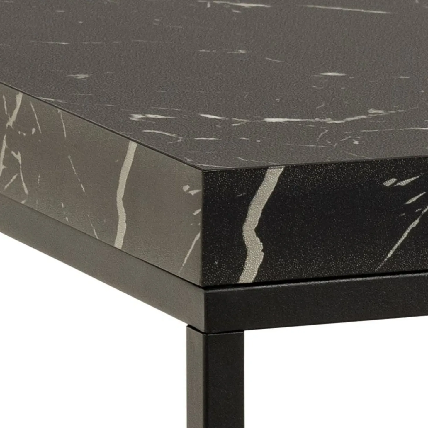 Vesterbro Soffbord 60x60 cm Svart Marquina