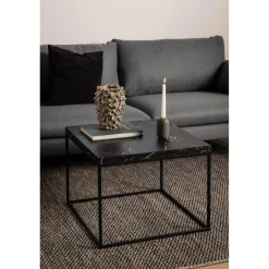 Vesterbro Soffbord 60x60 cm Svart Marquina