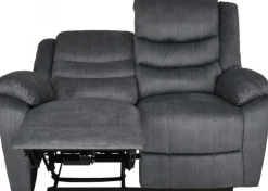 Winfield 2-Sits Reclinersoffa Grått Tyg