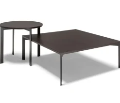 Wire Soffbord 90x90 cm Brown Ash