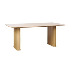 Accento 100x190 cm Oval Matbord Naturlig