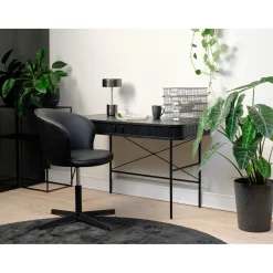 Accento 60x120 cm Skrivbord Svart Ek