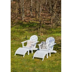 Adirondack Däckstol Vit