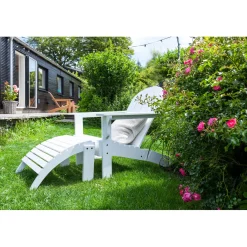 Adirondack Däckstol Vit