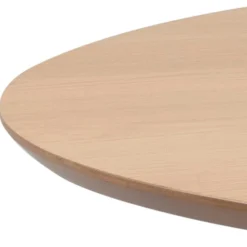 Alba Matbord Rund 105 cm Ek/Svart