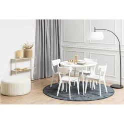 Alba Matbord Rund 105 cm Vit