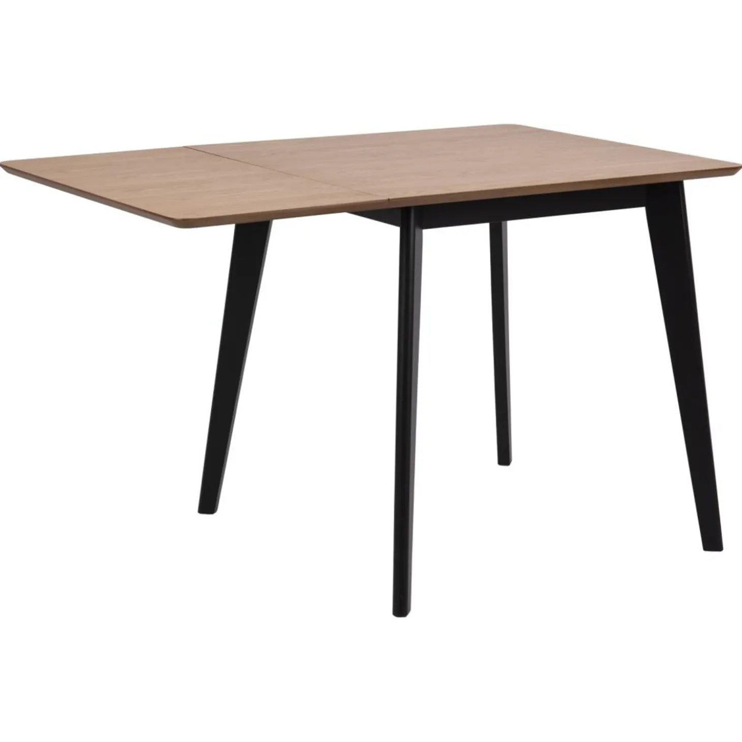 Alba Matbord 80x80/120 cm Ek/Svart
