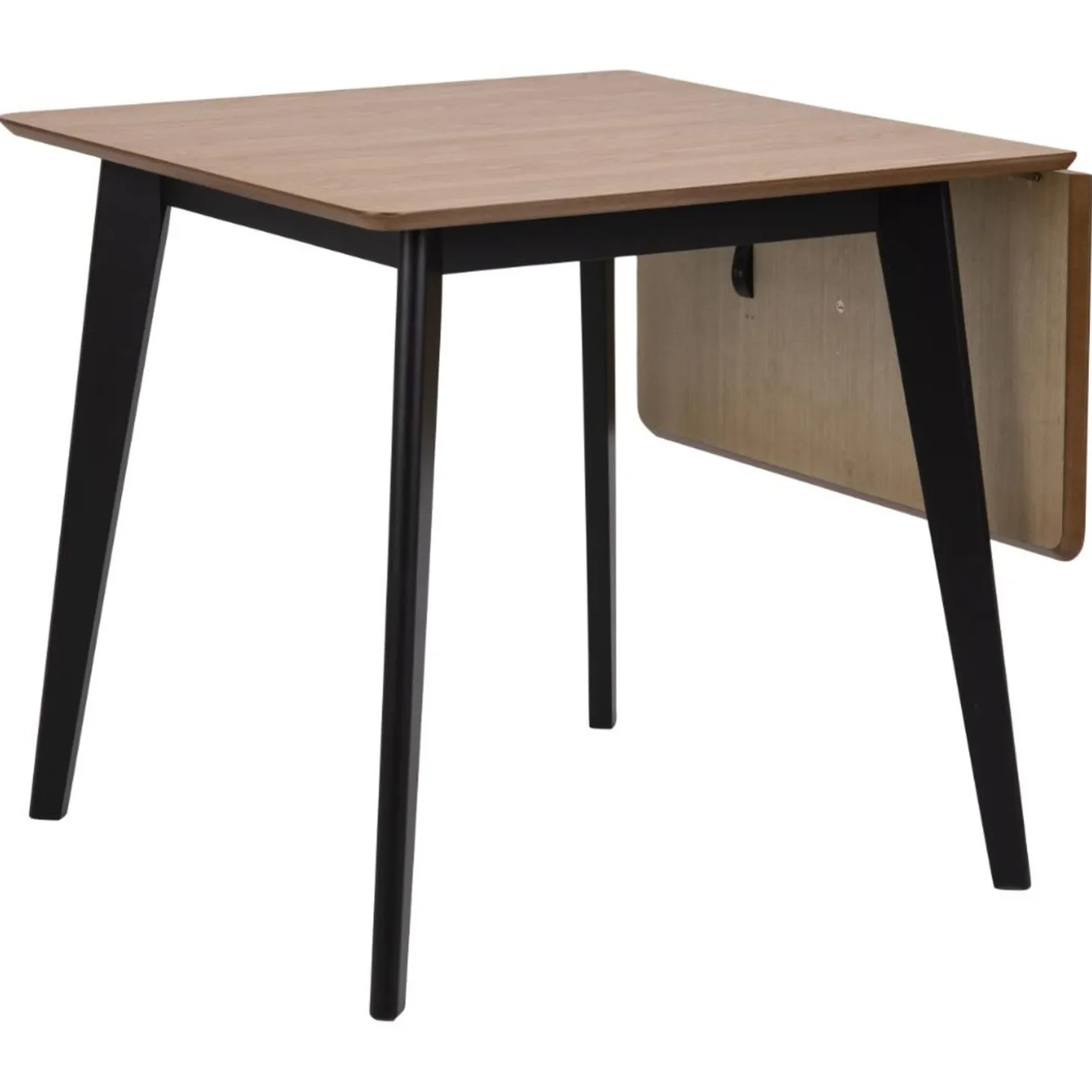 Alba Matbord 80x80/120 cm Ek/Svart