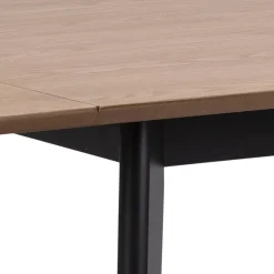 Alba Matbord 80x80/120 cm Ek/Svart