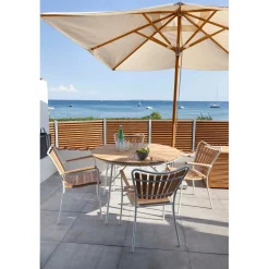 Alezio 3x3 meter Parasoll Off white