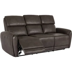 Alice Reclinersoffa 3-Sits Elektrisk Brun