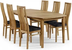 Allegro Matgrupp 186 cm Inkl. Sex Stolar Tyg/Ek
