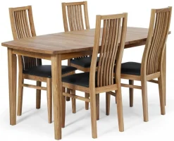 Allegro Matgrupp 162cm Inkl. 4st Stolar Tyg/Ek