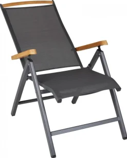Andy Positionsstol Antracit/Teak