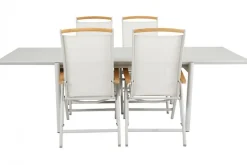 Andy Positionsstol Light Grey/Teak