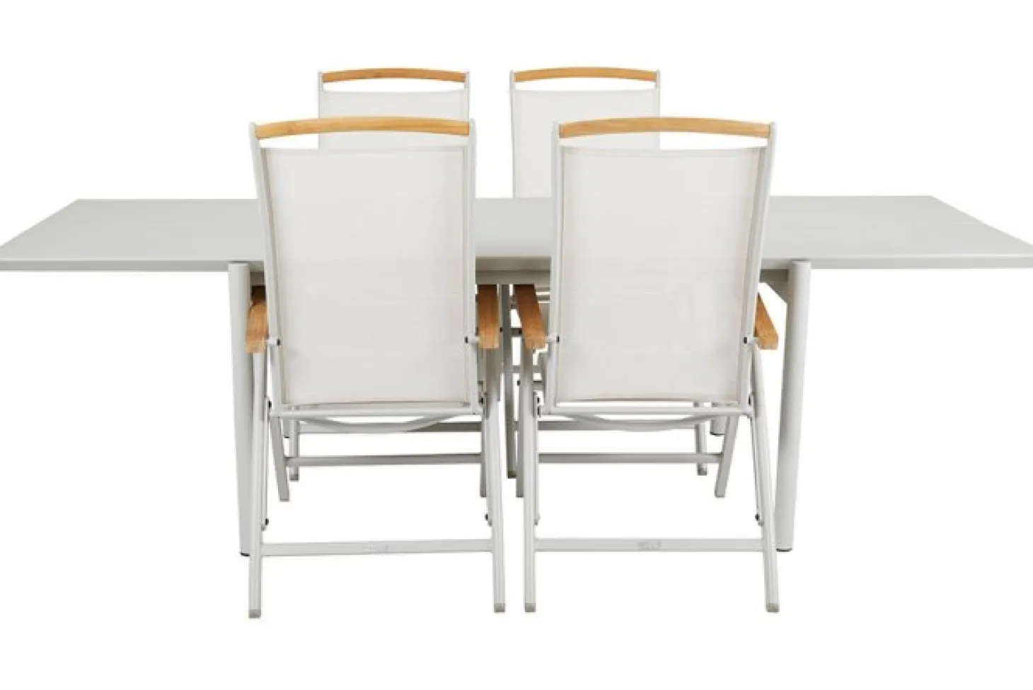 Andy Positionsstol Light Grey/Teak