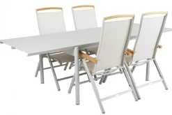 Andy Positionsstol Light Grey/Teak