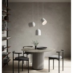 Angle E27 Taklampa Vit/Telegrå