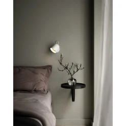 Angle Vägglampa Vit/Telegrå
