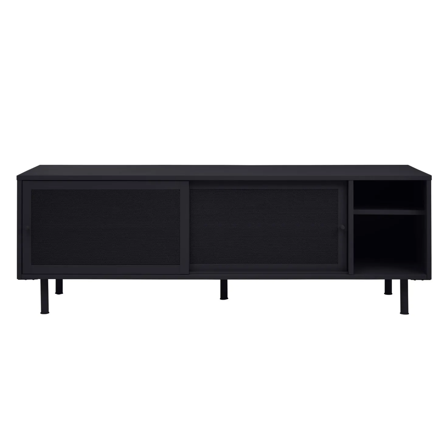 Angolo Mediabänk 160 cm Svart