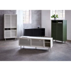 Angolo Mediabänk 160 cm Svart