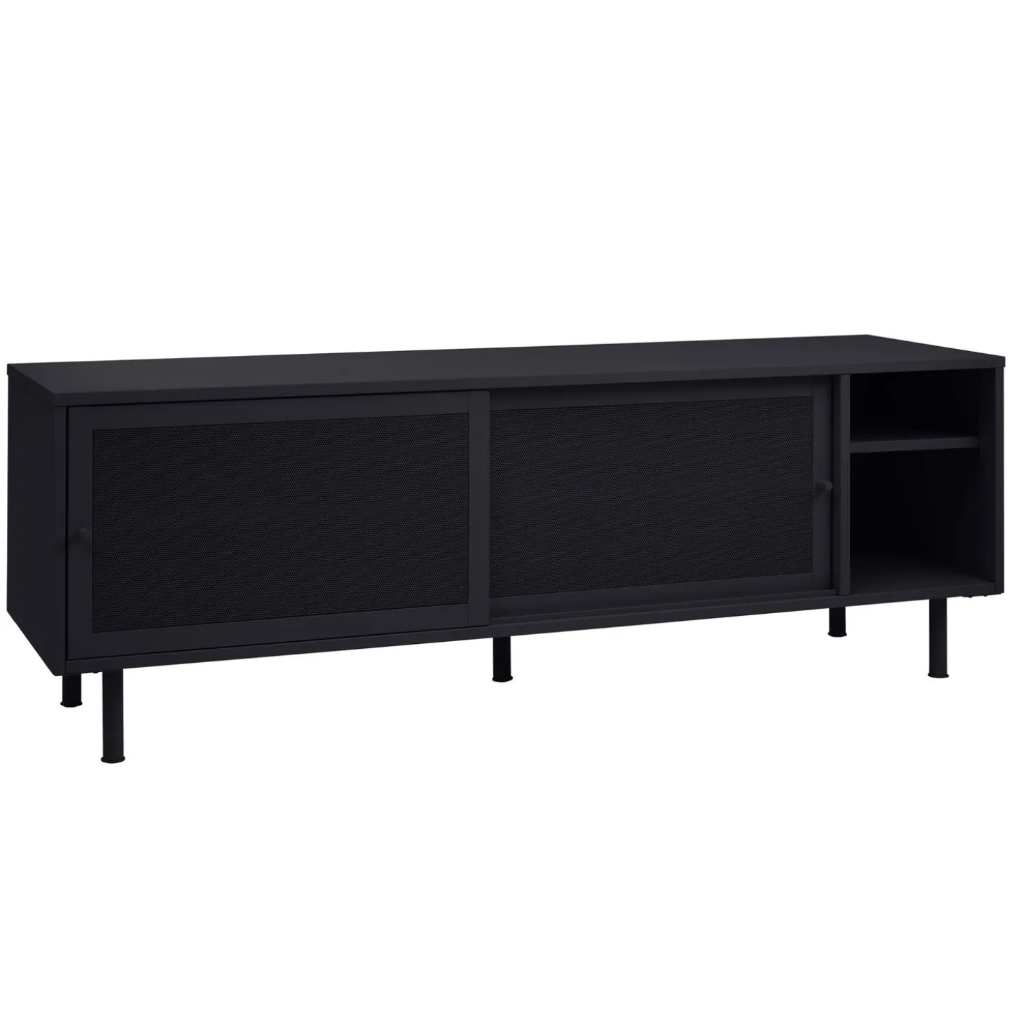 Angolo Mediabänk 160 cm Svart